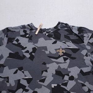 MSX by Michael Strahan Casual Pullover Graphic T Shirt Mens Size Large L Gray